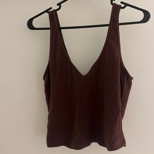 Abercrombie V Neck Ribbed Tank